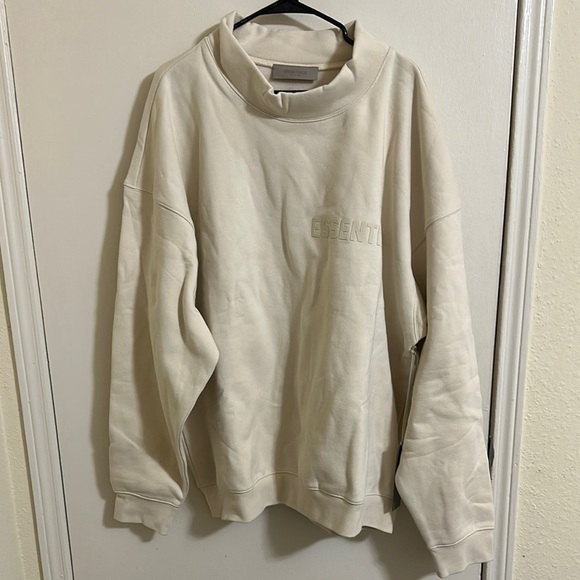 Fear of God Other - NWT Fear of God Essentials Cream XXL Crewneck Pullover Sweater XXL
